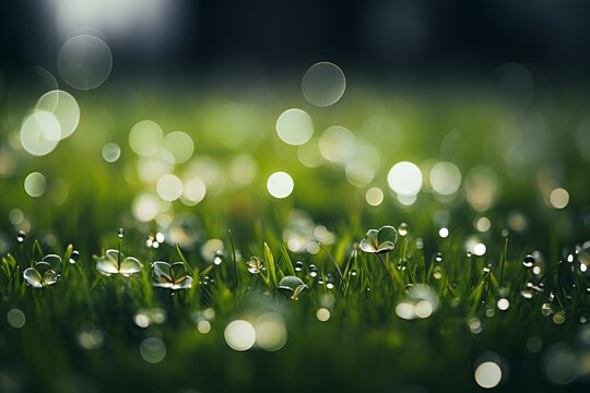 Vibrant green stPatricks day wallpaper background with festive tones and traditional irish elements