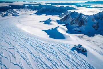 winter mountain landscape