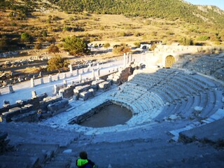 Ephesos antike römische Stadt an der türkischen Ägäis