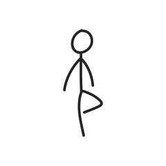 Simple stick figures