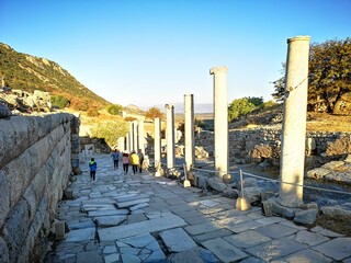 Ephesos antike römische Stadt an der türkischen Ägäis