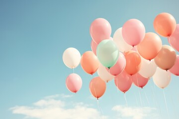 Luftige Glücksmomente: Bunte Ballons am Himmelszelt