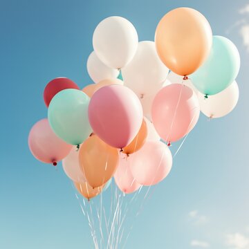 Festliche Ballonparade: Herzlichen Glückwunsch in den Himmel geschickt
