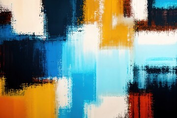 Modern abstract background. Straight lines, acryl painting.
