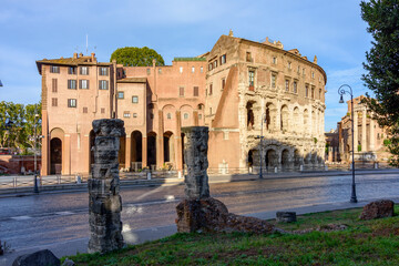 Ancient theater of Marcellus in Rome, Italy