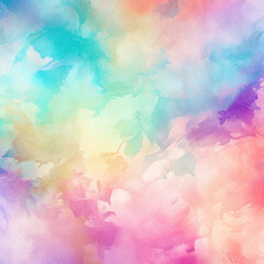 Pastel Colorful Rainbow Digital Paper Textures Ephemera Scrapbook Paper Art Background