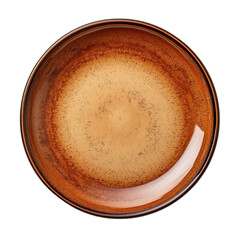 Brown Ceramic Plate