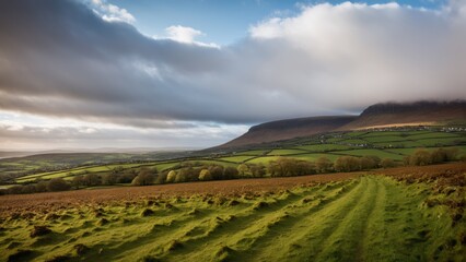 Scenic view of Ireland 