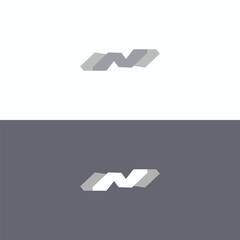 N logo|typography logo|logo for business