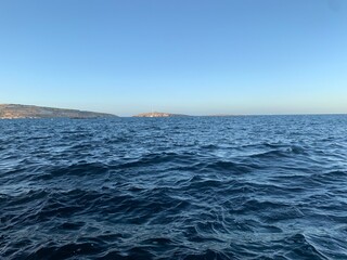 Fototapeta premium On the Blue Sea