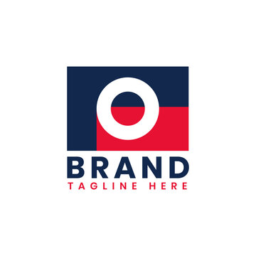 American Letter O Logo Design, Initial Political and Patriotic O Logo Template