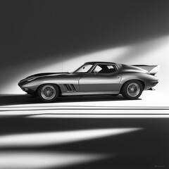 3d rendering of a brand - less generic car car 3d rendering of a brand - less generic car car...