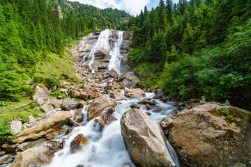 Grawa Wasserfall im Stubaital © Stefan Kaulbarsch