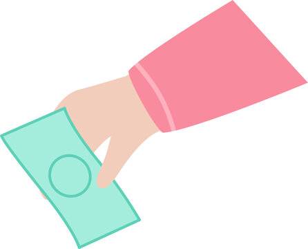 Hand with money