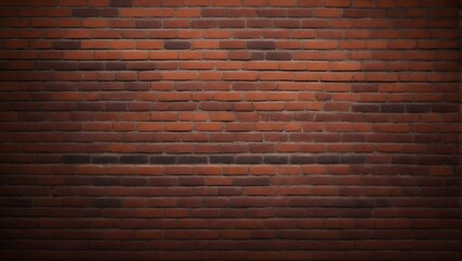 Old grunge and rustic red brick wall. Sign. logo or product placement concept background. Advertisement idea. Copy space.