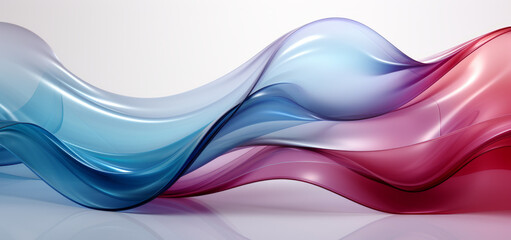 a purple and blue wave pattern background