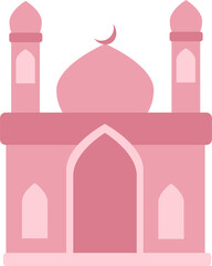 Mosque building illustration