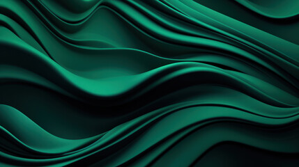 Obraz premium Dark Emerald Abstract Green Wallpaper