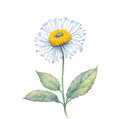Fototapeta na wymiar single daisy flower