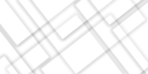 Abstract background with white paper texture and white and gray color modern background. Geometric background with squares in bright light with soft shadows as pattern.Decorative web layout or poster.
