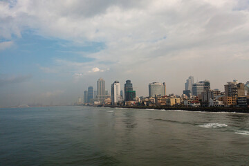 Fototapeta premium Urban infrastructure of the city of Colombo, Sri Lanka.