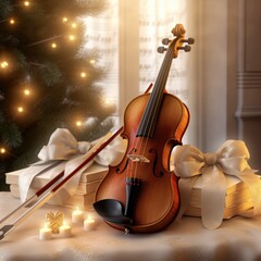 Enchanting Violin. Generativ Ai.