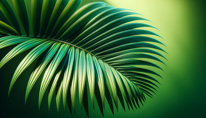 Fototapeta premium Green background nature monstera plant texture