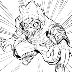 Fototapeta premium kid's coloring book