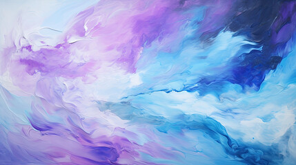 Abstract paint texture. Acrylic blue and purple paint background,Abstract watercolor background in blue colors