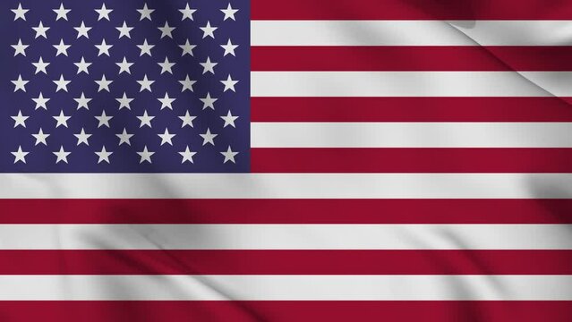USA wave flag