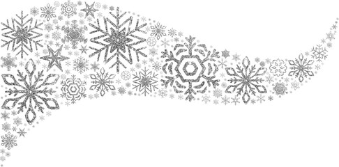 Snowflake silver curve