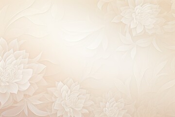 delicate pale beige background with floral pattern