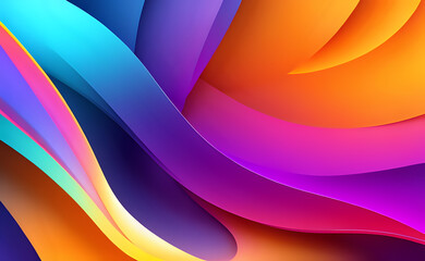 Colorful rainbow gradient abstract background
