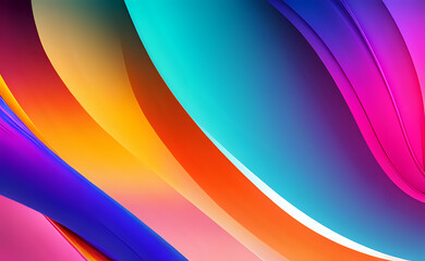 Colorful rainbow gradient abstract background
