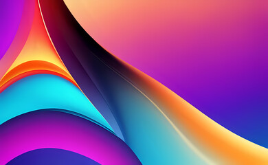 Colorful rainbow gradient abstract background