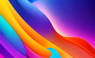 Colorful rainbow gradient abstract background