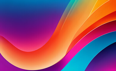 Colorful rainbow gradient abstract background
