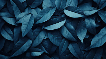 blue spring  leaves texture background  - obrazy, fototapety, plakaty