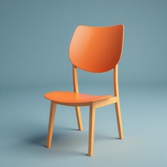 modern chair isolated. 3d rendering modern chair isolated. 3d rendering 3d render of a chair.