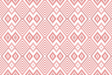 Oriental embroidery pattern, geometric shape, seamless pattern.vector,illustration