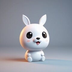 cute bunny, 3d illustration cute bunny, 3d illustration 3d render cute baby, 3d illustration.