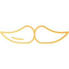 Mostache vector icon for download.svg