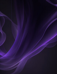 abstract smoke background - abstract purple smoke dark background - Generative AI