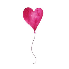 picture with watercolor hearts hand drawn, illustration for valentine's day. postcard for Valentine's Day, image of love symbols drawn in watercolors in pink, red and blue tones