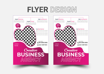 Modern Company Flyer Template  GraphicsFamily