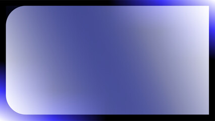Misty greyish blue copy space frame for presentation over glowing blue lights and black background