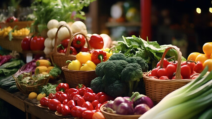 vegetables on the market