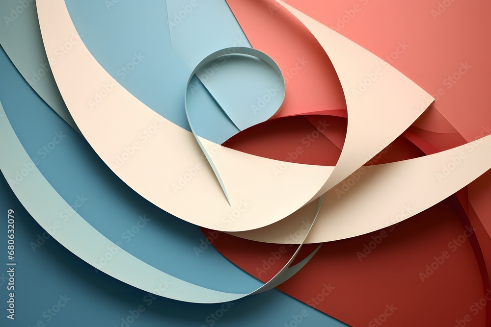 Poster a pair of scissors sitting on top of a piece of paper generative ai