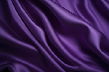 Obraz premium a close up of a purple satin fabric Generative AI