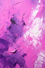 a close up of a painting of pink and purple Generative AI